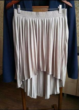 Стильная юбка плиссерованная размер м