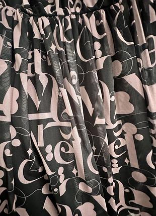 Сукня з принтом мохито