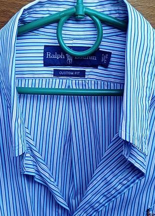 Рубашка мужская "ralph lauren" с длинными рукавами