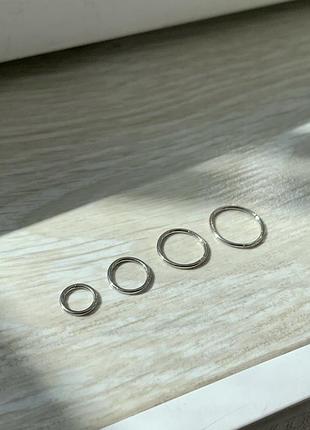 Титановий пірсинг кільце у вухо кільце клікер пірсинг