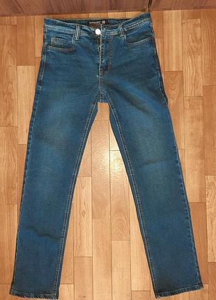 Брюки джинсовые, джинсы, марка " baron jeans ", синего цвета