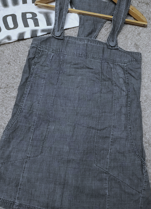 Лёгкий джинсовый сарафан