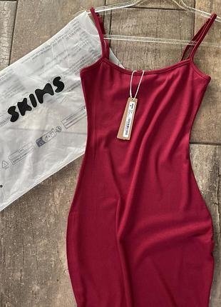 В наявності оригінал сукня skims long slip dress