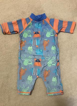 Сонцезахисний костюм-комбінезон для купання розмір 68-74