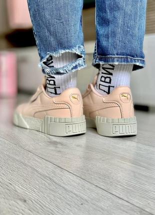 Женские кроссовки puma cali peach6 фото