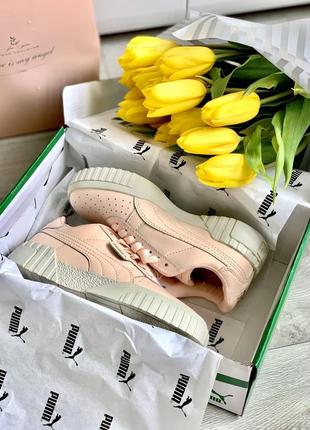 Женские кроссовки puma cali peach5 фото