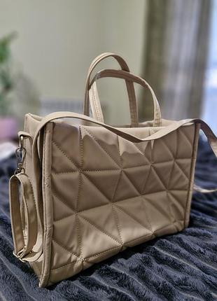 Сумка кремова