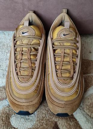 Кроссовки nike air max pillar pine green beans 97 muted bronze black white