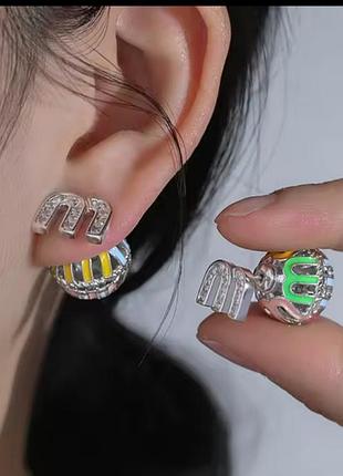 Сережки-цвяхи m