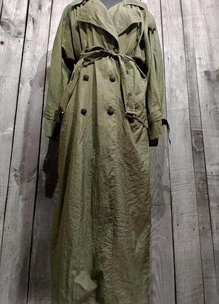 Длинный плащ, птилек. винтаж швейцария