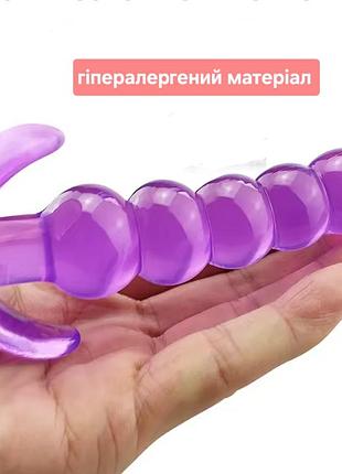 Анальна пробка рельефна 3