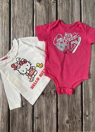 Кофтинка і боді на дівчинку 3-6 міс