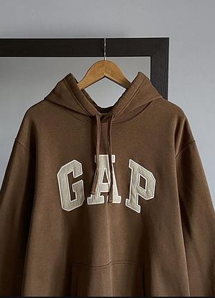Gap brown oversize hoodie (худи)