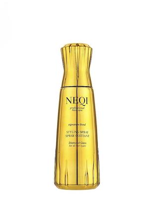 Засіб для блиску та шовковистості волосся neqi diamond glass styling spray all 180 мл