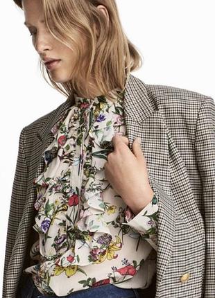 Сорочка в принт h&am