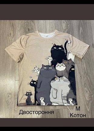 Футболка с котиками