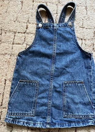 Джинсовий сарафан mango