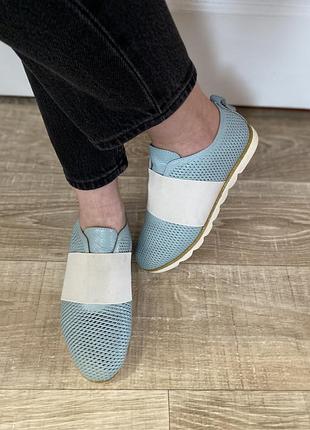 Взуття, кеди, туфлі, лофери, шкіра, сині, голубі, небесні, білі, стильні, модні, брендові, трендові.