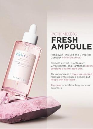 Ампула для звуження пор і контролю жирності centella poremizing fresh ampoule
