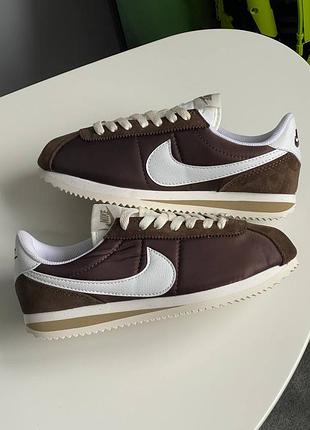 Кроссовки nike cortez «baroque brown»