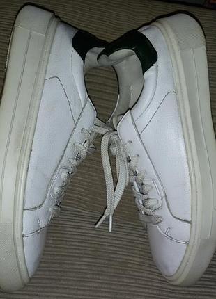 Zara - кроссовки из эко-кожи + кожи,размер 39 (26 см)