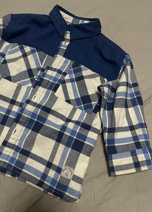 Сорочка zara в клітинку для хлопчика