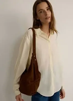 Замшевая ретро сумка