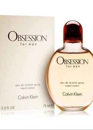 calvin K60K610157 klein obsession for men туалетна вода 75мл