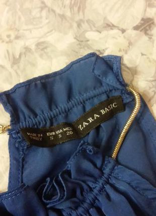 Синий топ zara