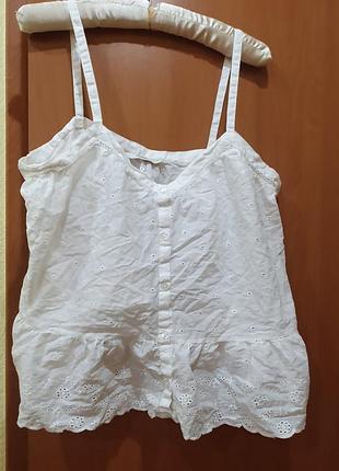 Хлопковая блуза прошва