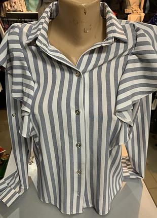 Блузка з довгим рукавом діноча