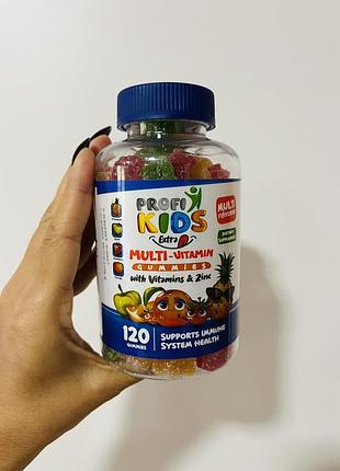 Profi kids extra, жевательные витамины для детей 120 шт. египет