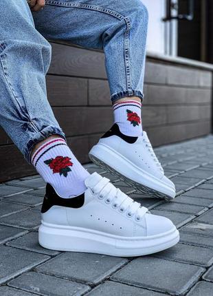 Alexander mcqueen white🆕 шикарні жіночі кросівки 🆕 купити накладений платіж