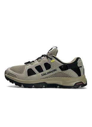 👟 мужские кроссовки salomon tech amphib 5 beige black  👟