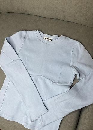 Блакитний лонгслів🩵