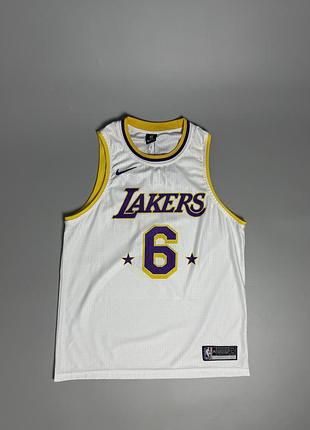 Баскетбольна майка nike lebron james lakers nhl jersey basketball miami style футболка