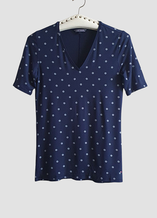 Женская футболка в горох вискоза tommy hilfiger р.s