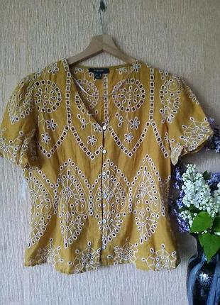 Бавовняна прошва-блуза, 48