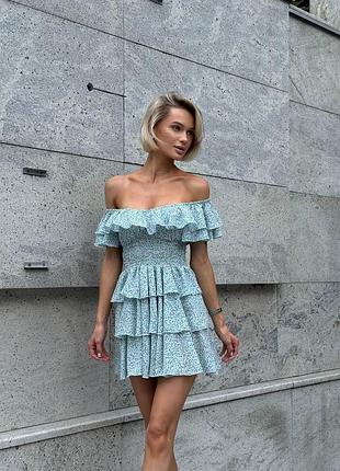 Романтичное платье из шифона на вискозной подкладке в новом цвете n 719