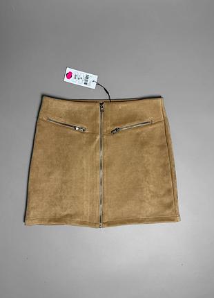 Стильна спідниця з еко шкіри chicoree оригінал original skirt