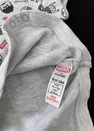 Боді футболка марвел 3