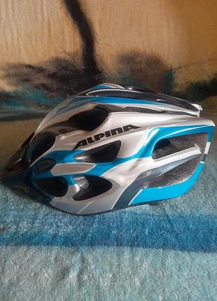Велошолом велосипедний шолом з козирком велошлем alpina mtb