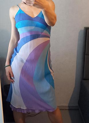 Платье бельевой стиль 100% шелк