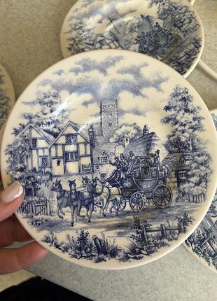 6 маленьких тарілочок oxford today. дуже гарні