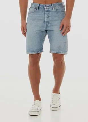 Шорти джинсові чоловічі levi's premium 501 / 32
