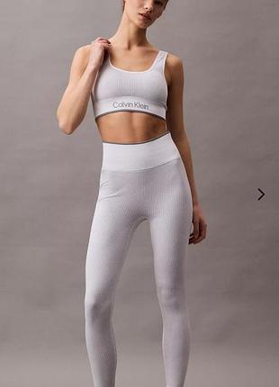 Спортивний комплект calvin klein топ + лосіни кельвін кляйн спорт