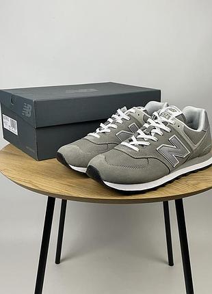 Кросівки new balance 574 оригінал сірі чоловічі ml574evg