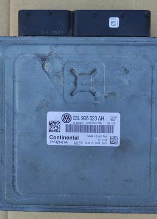 Блок управления двигателем volkswagen polo 1.6tdi 03l906023ah