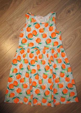 Яркий летний сатафан на 8/10рок рост 134/140