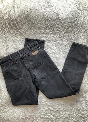 Штани чоловічі wrangler slim fit чорні 38-36
